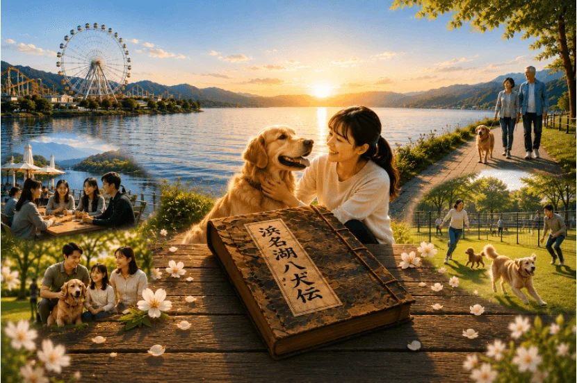 愛犬と巡る「浜名湖八犬伝プロジェクト」がついに開幕！10月3日・4日には開幕祭「舘山寺犬祭」を開催