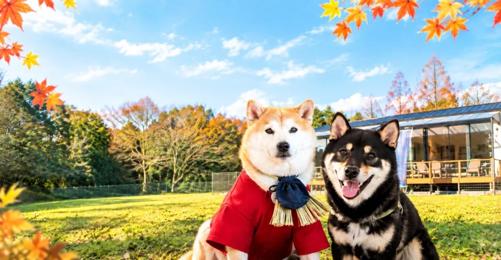 愛犬との特別な秋旅!伊勢のグランピング施設でリトリート体験