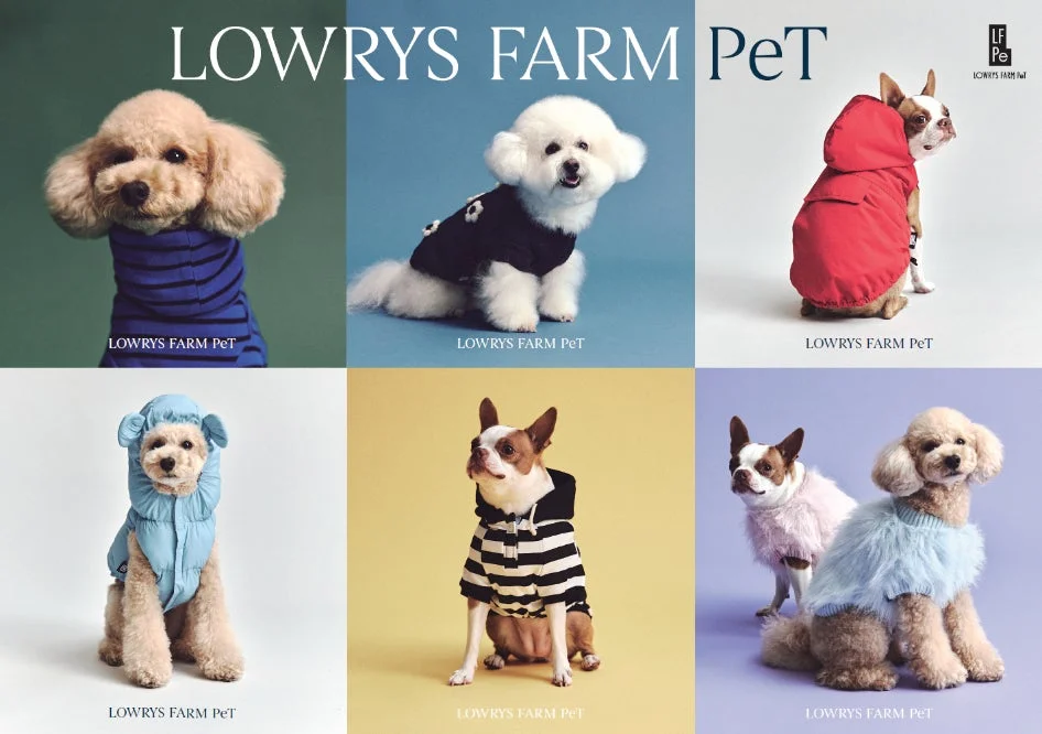 LOWRYS FARM初のペットウェアライン「LOWRYS FARM PeT」が『PETEMO』限定コレクションを発売！愛犬とのおしゃれがもっと楽しく